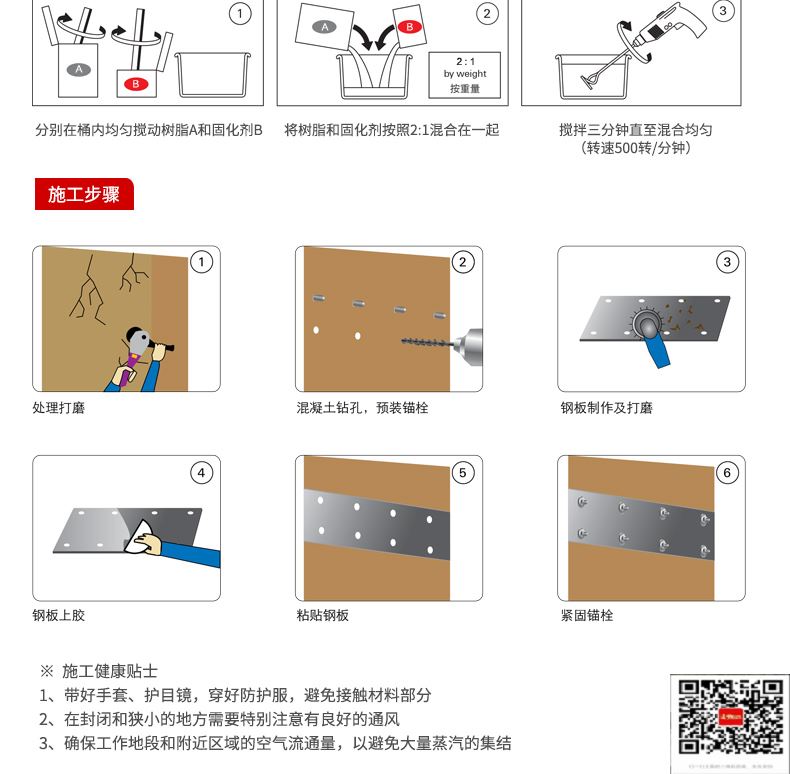 包钢南谯粘钢加固施工过程